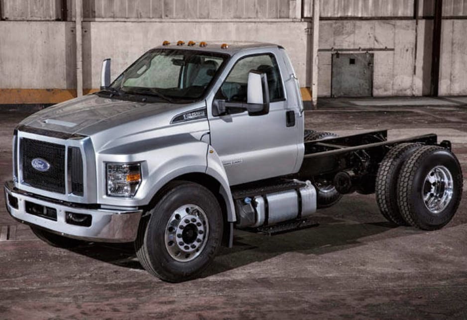 The latest generation F650 and F750 trucks will go on sale in the US early next year.