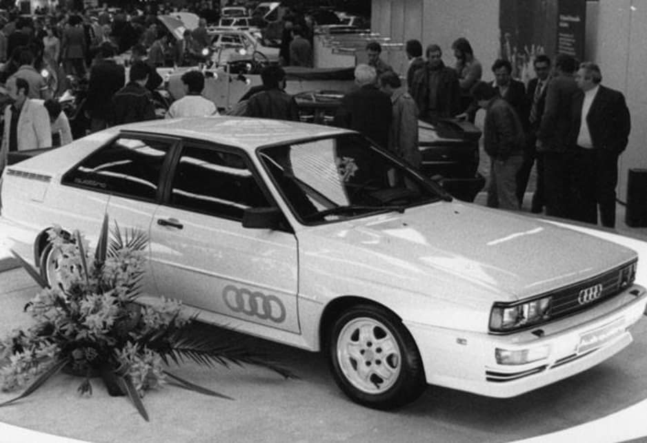 Audi: Audi quattro Vorstellung Genf 1980