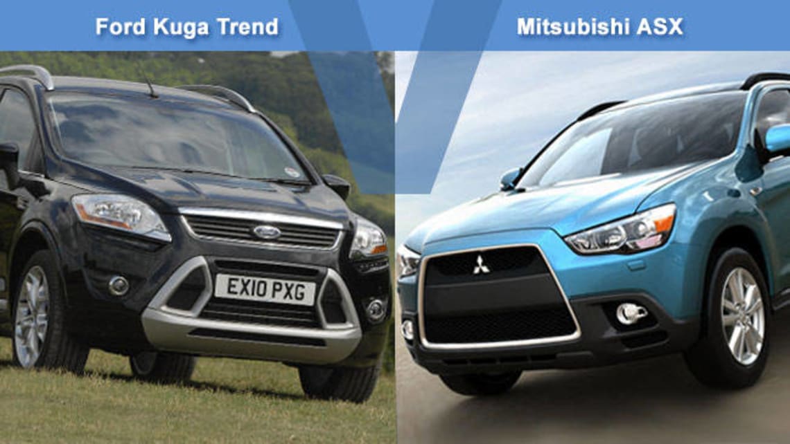 Ford Kuga Trend vs Mitsubishi ASX Aspire Review CarsGuide