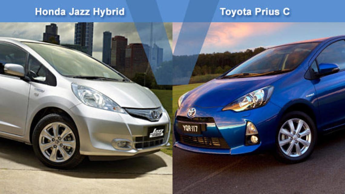 Prius Vs Prius C >> Honda Jazz Hybrid Vs Toyota Prius C Review Carsguide Prius Vs Prius C >> Honda Jazz Hybrid Vs Toyota Prius C Review Carsguide