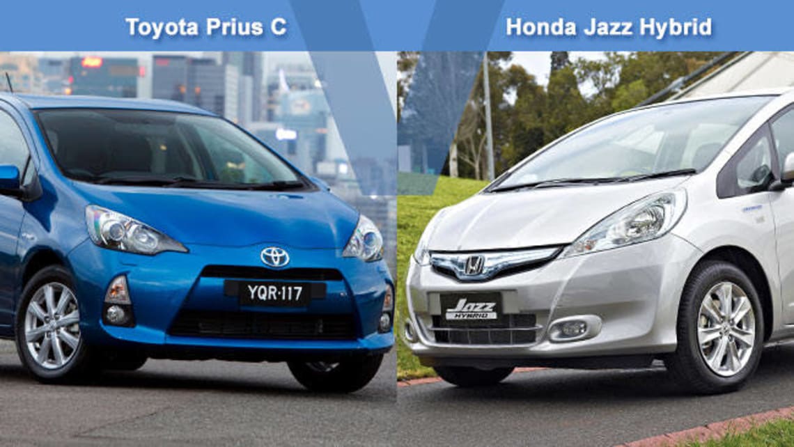 Yaris hybrid online vs honda jazz
