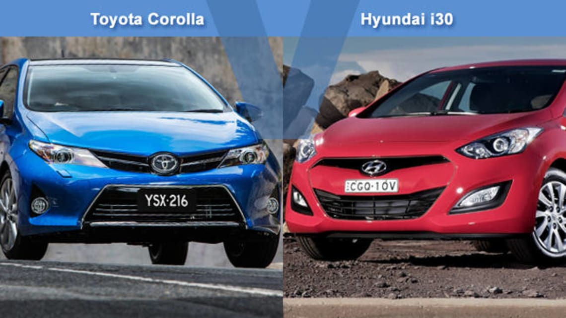 toyota corolla vs hyundai i30 review carsguide toyota corolla vs hyundai i30 review