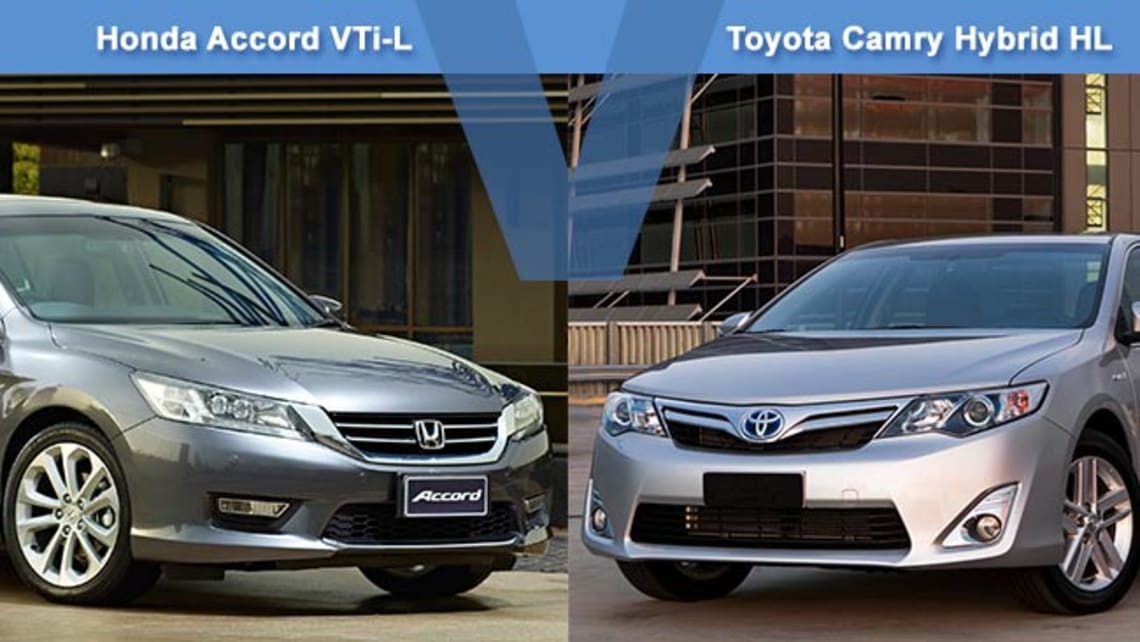 Honda Accord VTiL vs Toyota Camry Hybrid HL Review CarsGuide