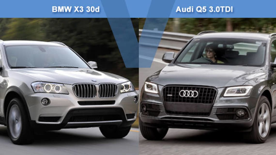 BMW X3 30d vs Audi Q5 3.0TDI Review CarsGuide