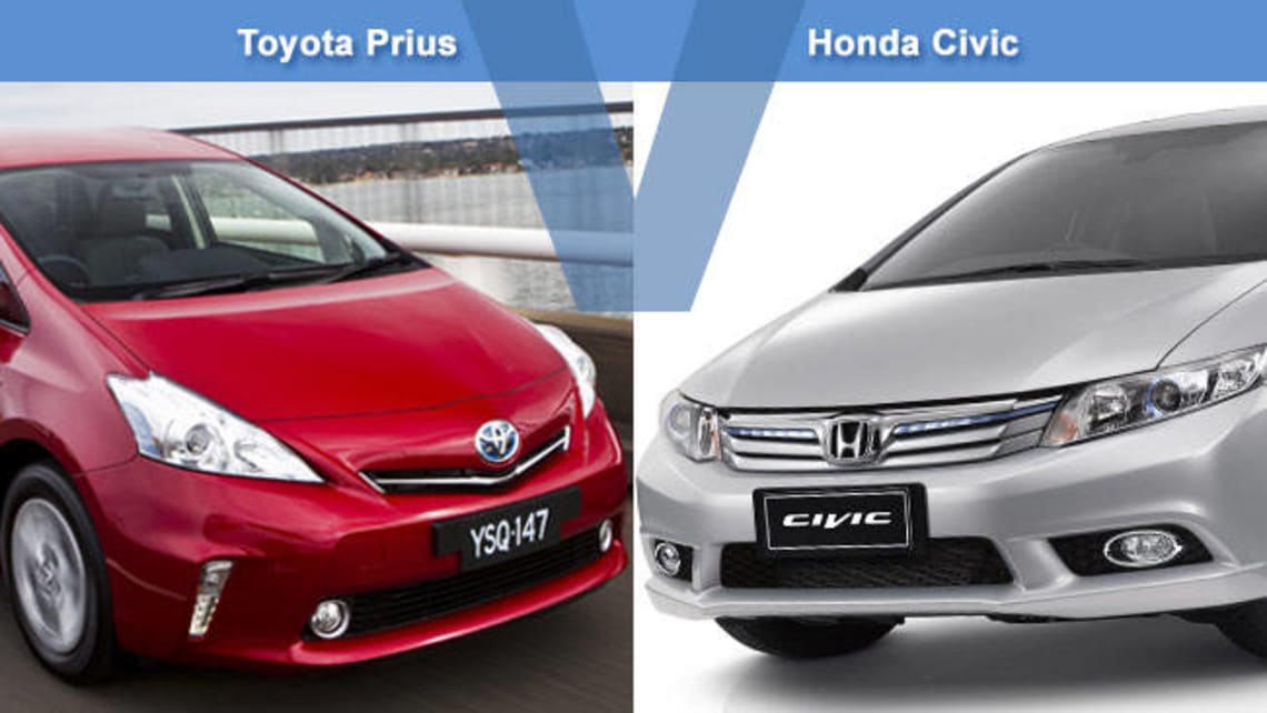 Сравнение тойоты и хонды. Toyota Prius Honda Civic. Хонда Приус гибрид. Toyota Civic гибрид. Тойота Хонда гибрид.