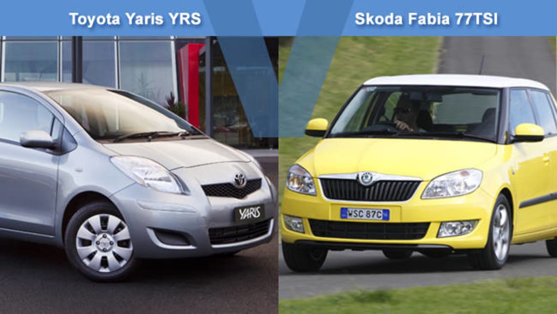 Toyota Yaris vs Skoda Fabia Review CarsGuide
