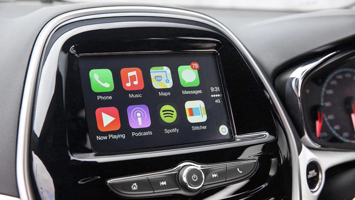 The Spark LT's seven-inch touchscreen is both Android Auto and Apple Car Play equipped.