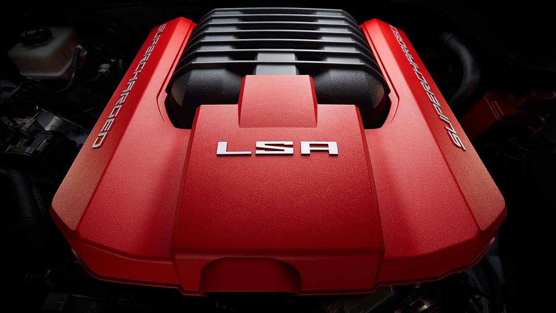 2014 HSV GTS supercharged V8 LSA engine