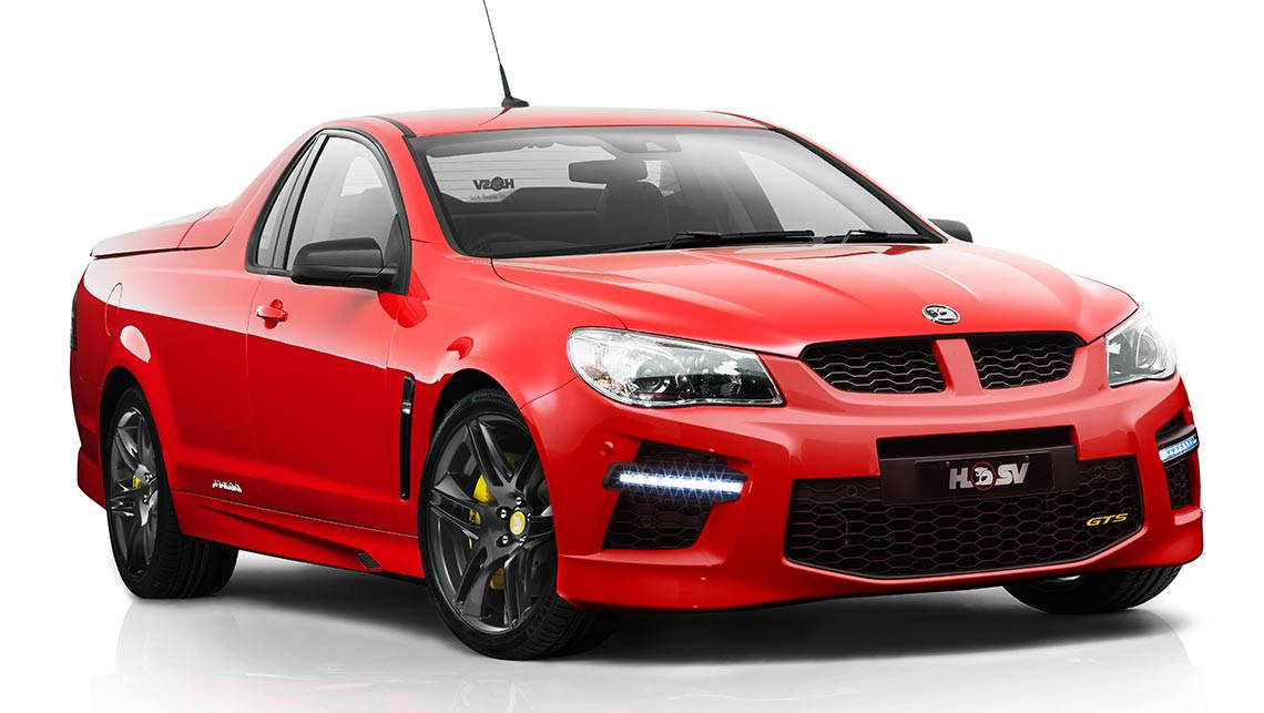 Artist impression of the 2014 HSV GTS Maloo special edition ute. 