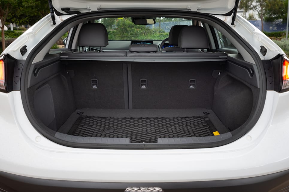 The Ioniq EV has a boot capacity of 357-litres (VDA). (image: Tom White)