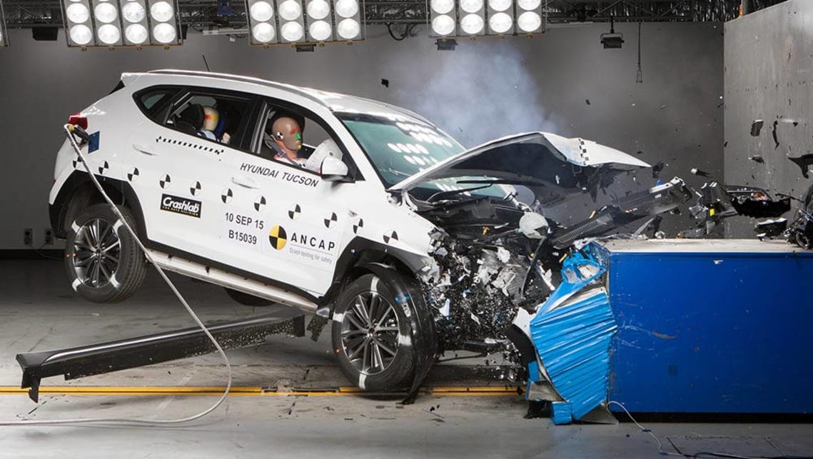 Hyundai Tucson slammed over four star safety rating  Car News  CarsGuide