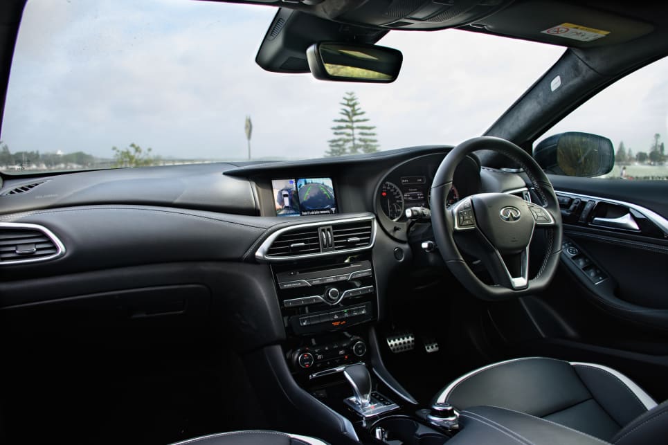 The interior is a little too simple for a premium offering in 2019, void of a digital dash or more advanced multimedia controls. (image credit: Tom White)