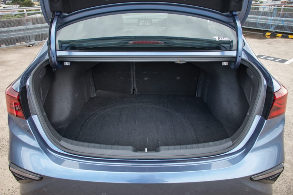 Boot space is rated at 502 litres.