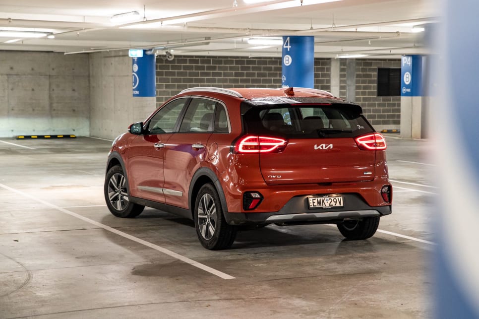 The Niro PHEV wears a before-on-roads price-tag of $50,490 (Image: Tom White).