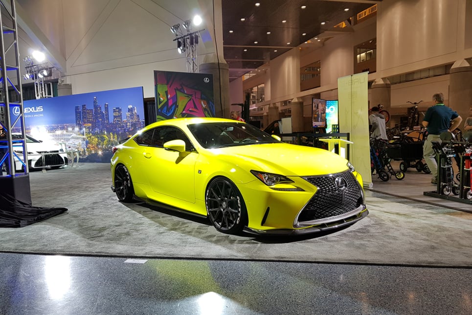 Lexus appears to have stolen this colour from Aston Martin. (image credit: Malcolm Flynn)