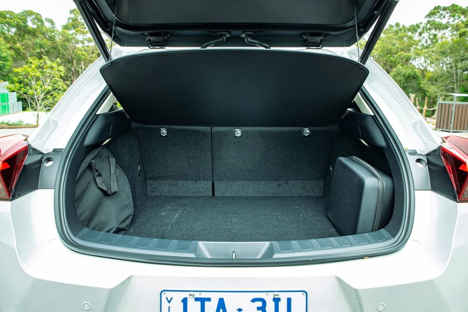 The boot is not huge, but surprisingly, at 414-litres still larger than combustion variants. (image: Tom White)