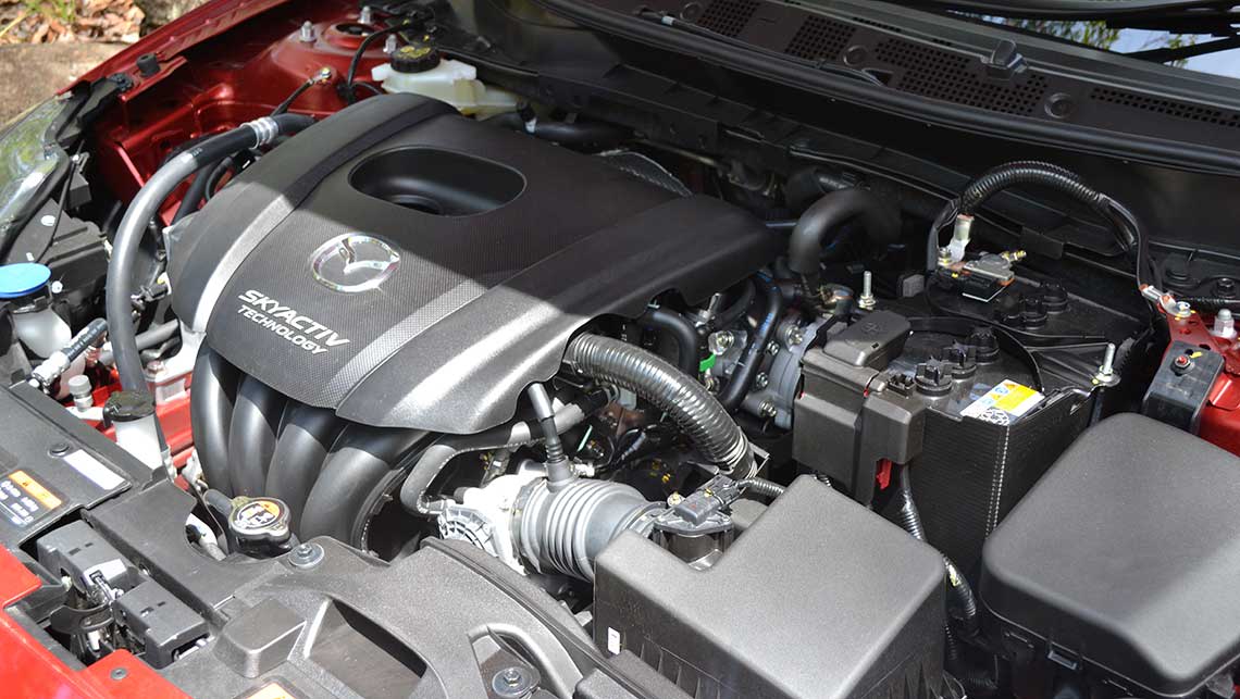 2015 Mazda2 Maxx and Genki 'high-spec' 1.5-litre petrol engine. 