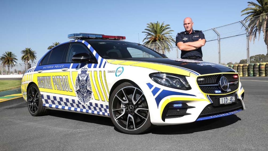 Mercedes-AMG E43 in Victorian Highway Patrol livery.
