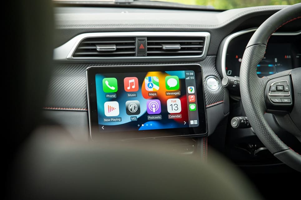 Mg zs shop ev apple carplay