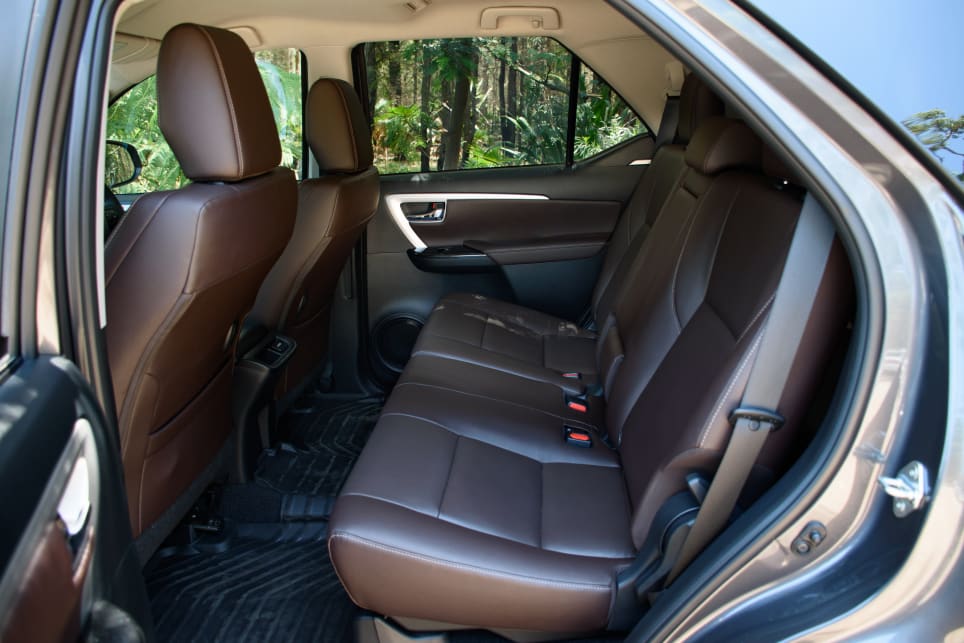 The Fortuner’s fake leather and hard plastics score it lower than some of the others.
