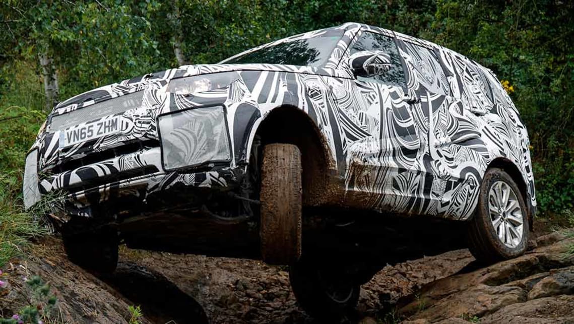 The new generation Land Rover Discovery 5 set to appear at the Paris Motor Show.