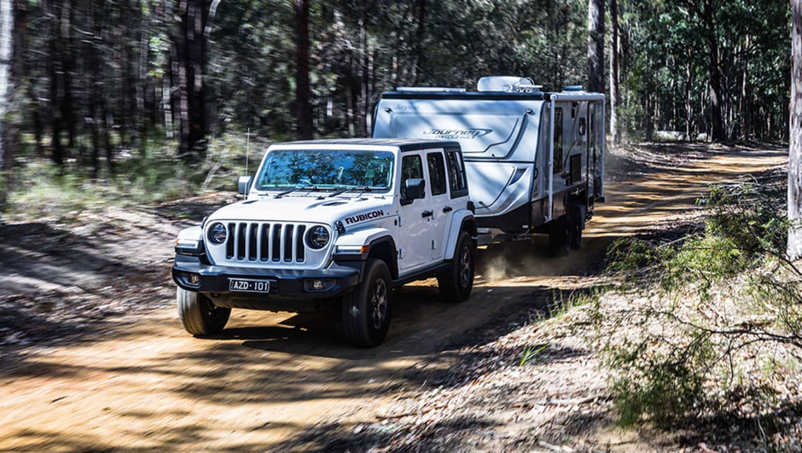 Jeep Wrangler 2020 review: Rubicon diesel tow test | CarsGuide