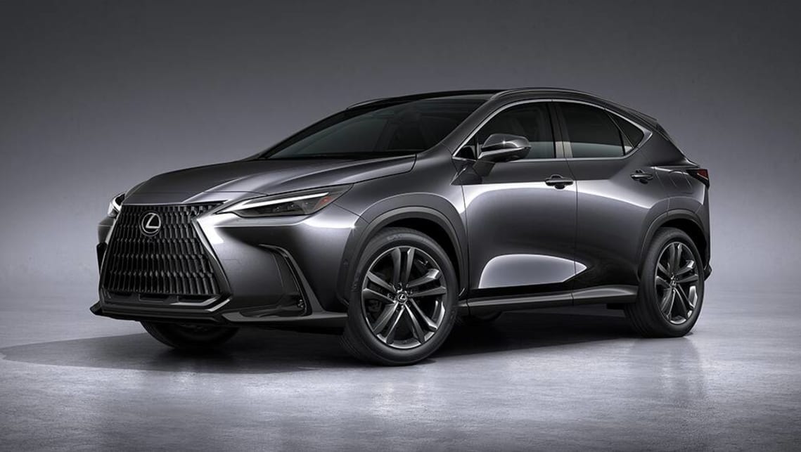 22 Lexus Nx Revealed Hybrid Options Double As Bmw X3 Audi Q5 Volvo Xc60 And Mercedes Glc Rival Follows Toyota Rav4 Lead And Plugs In Car News Carsguide