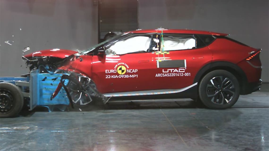 Australia s safest electric car 2022 Kia EV6 nabs coveted safety