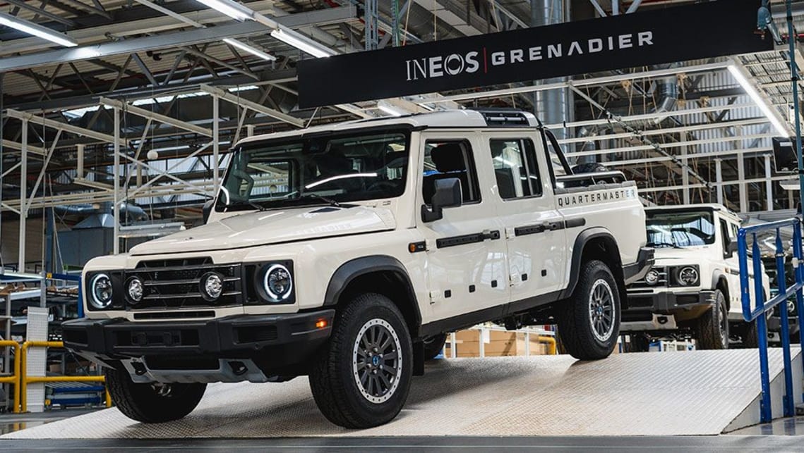 Ready to take on Toyota LandCruiser 70 Series? First 2024 Ineos Grenadier Quartermaster utes