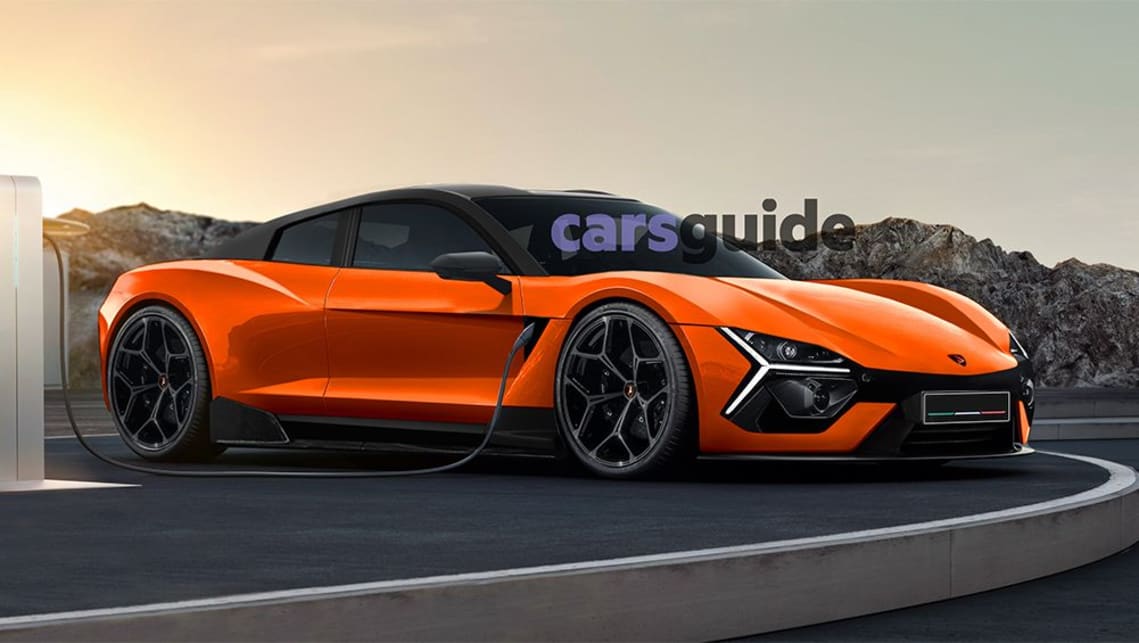 Lamborghini first store electric car