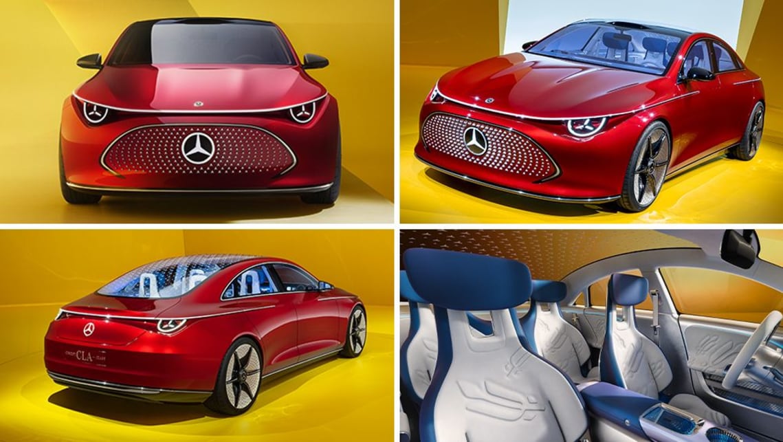 Mercedes-Benz unveils electric concept CLA with 750km range