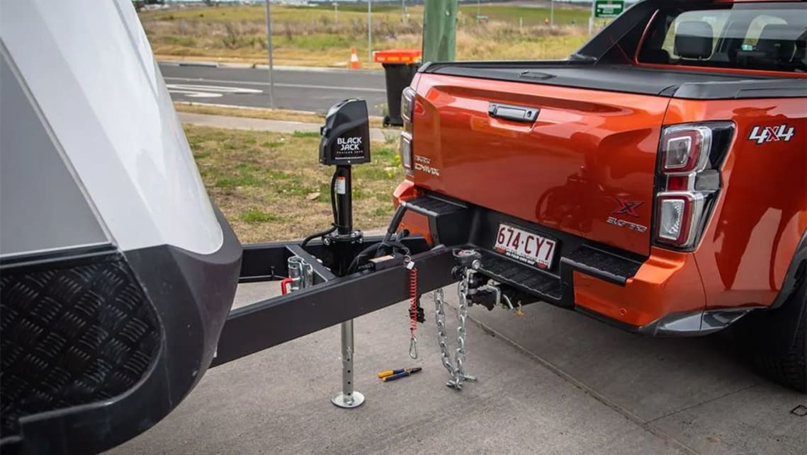 Self leveling hitch sale