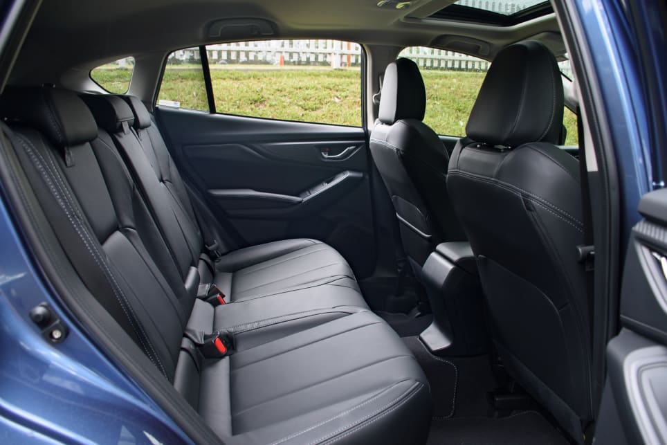Subaru Impreza Boot Space Size Luggage Capacity Cargo Volume Carsguide - 2019 Subaru Wrx Back Seat Cover