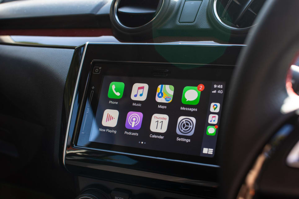 There's a 7.0-inch multimedia touchscreen with Apple CarPlay and Android Auto connectivity.
