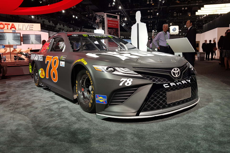 New Camry gets a V8 and rear-wheel drive. For NASCAR at least. (image credit: Malcolm Flynn)