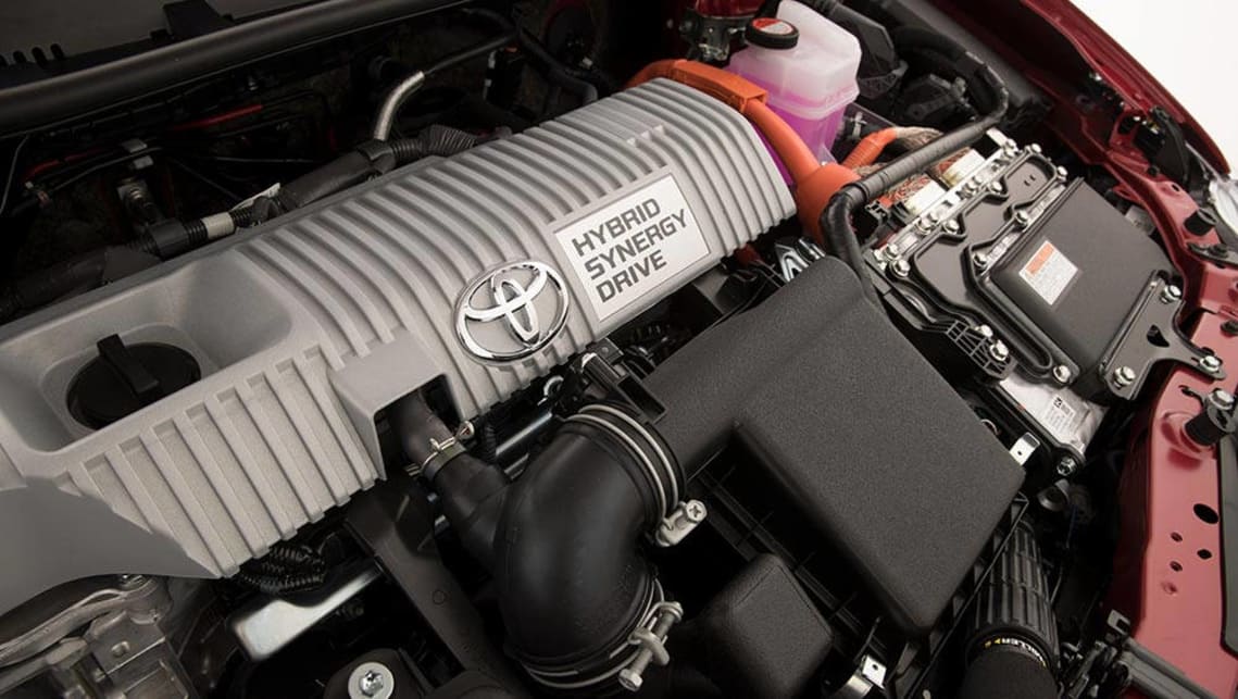 2016 Toyota Corolla Hybrid drivetrain
