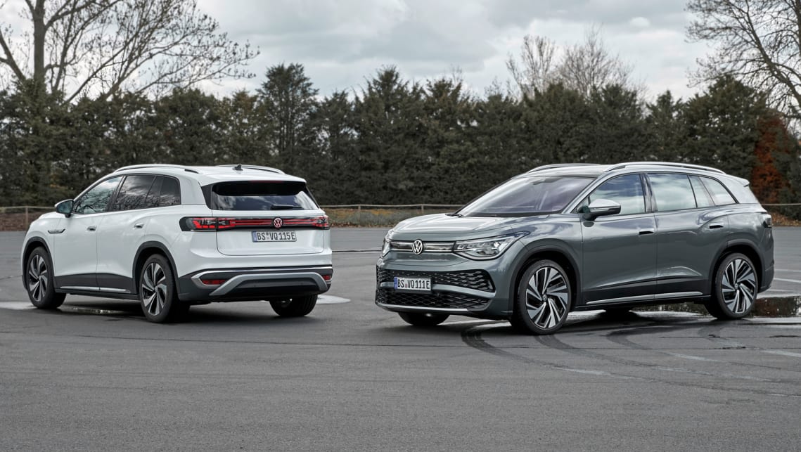 2022 Volkswagen ID.6 detailed Tiguan sized seven seat electric