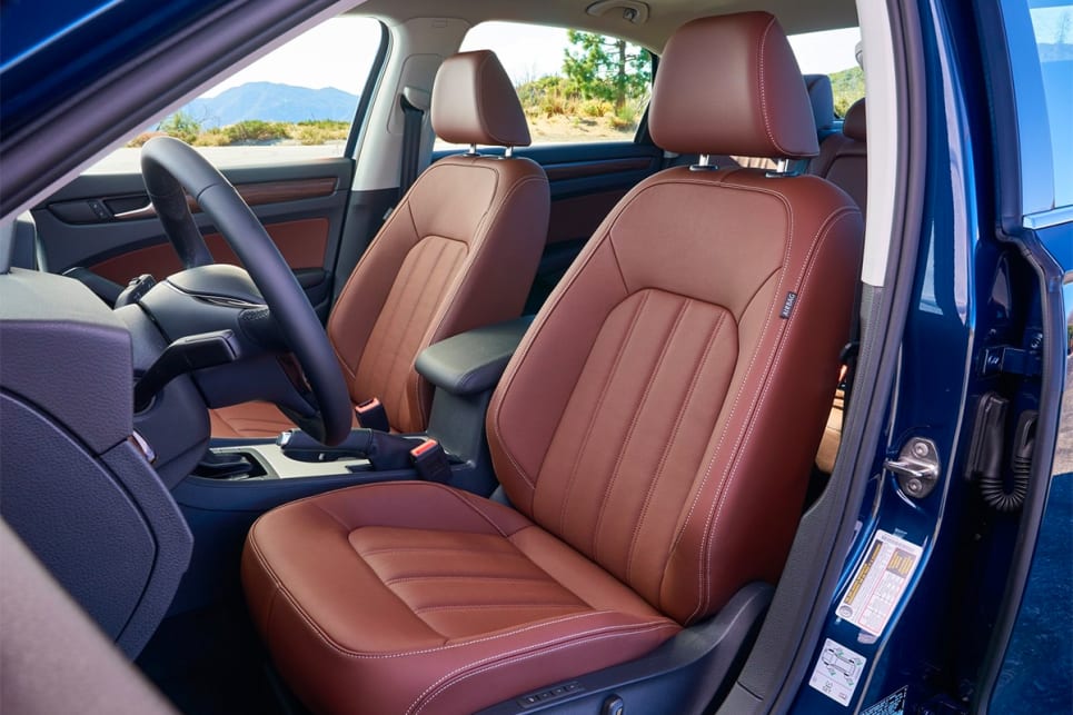 The front seats are either manually adjustable on entry level cars, or power adjustable on higher grade cars.