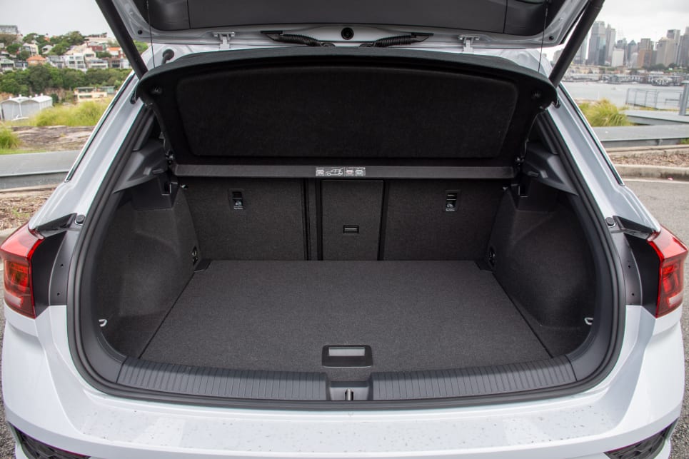 There’s still quite a gap between the T-Roc's and the Tiguan's cargo capacity.