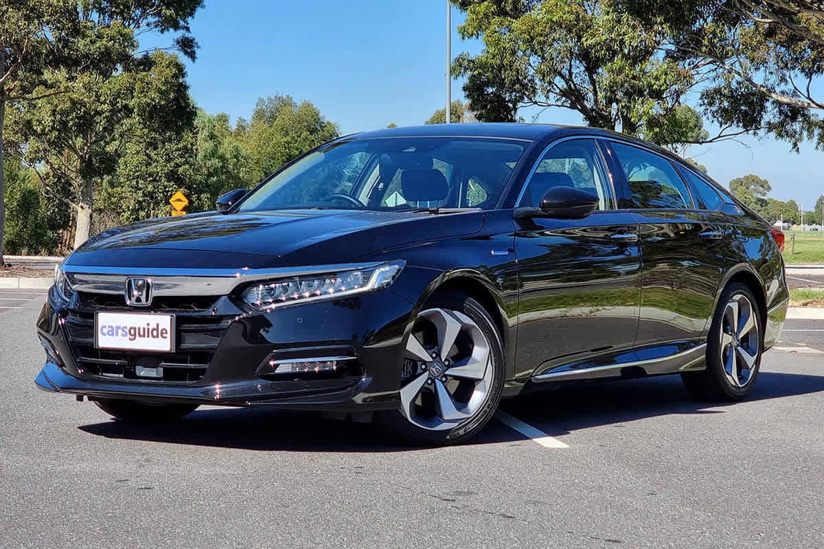 Honda Accord Hybrid 2021 review VTi LX Is this a decent Toyota Camry alternative CarsGuide
