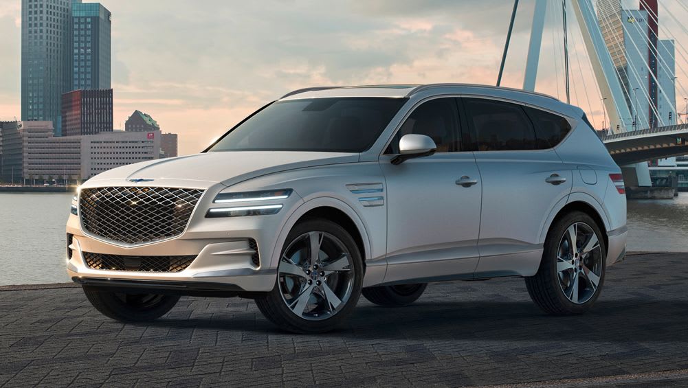 2022 Genesis GV80 price and features BMW X5, Audi Q7 rival gains six
