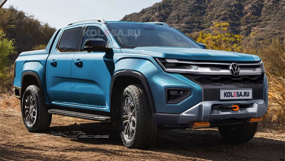 2023 VW Amarok musclesup ahead of launch! Turbodiesel V6 and unique