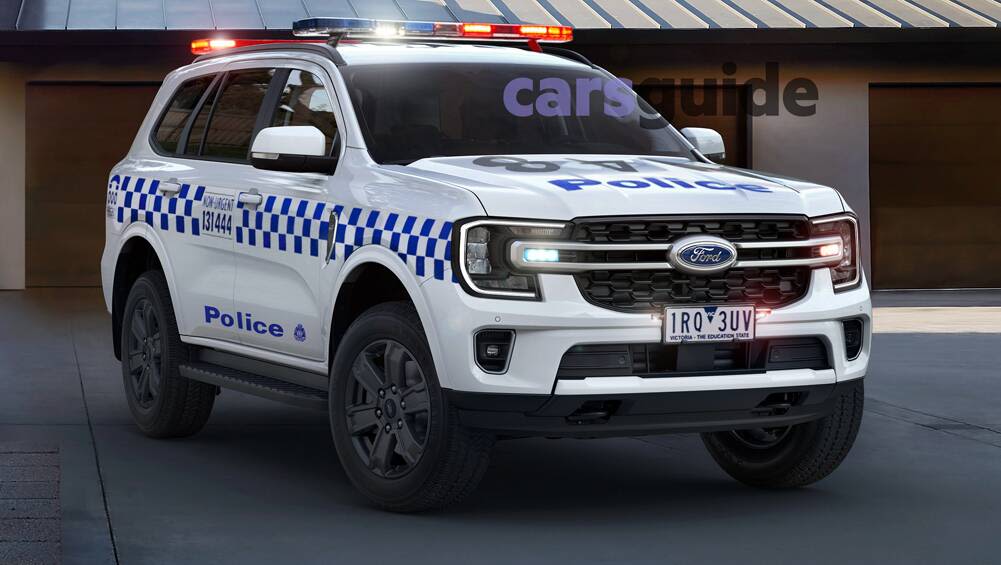 Ford Everest police car takes shape! New-gen Ranger ute expected to