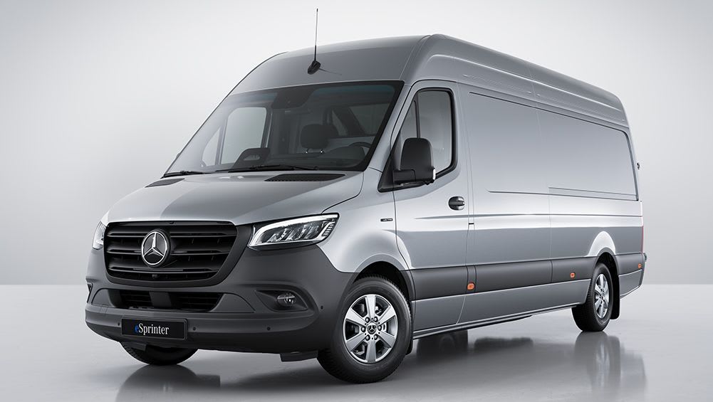 Fully electric big battery eSprinter joins new Mercedes-Benz Sprinter ...