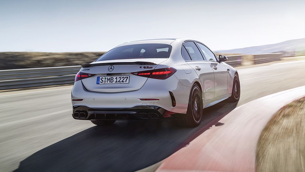 The cars the 2023 MercedesAMG C63 outmuscles proves hybrid is the