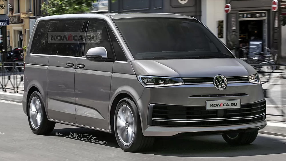 VW Multivan 2021 renderings may reveal new-gen people ...