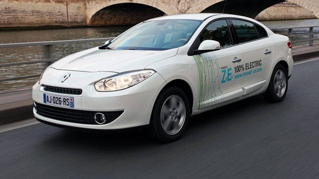 Renault fluence hot sale 2012 electric