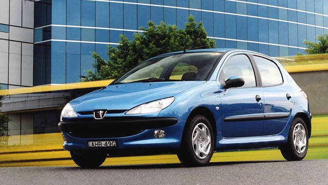 BG 2593-ZX, Peugeot 206 (Belgrade) License plate of Serbia