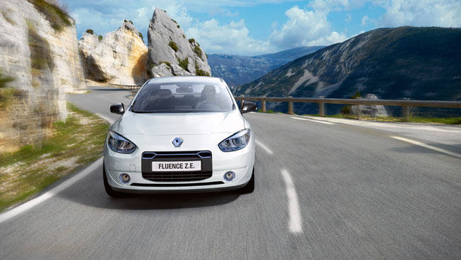 Renault fluence hot sale ze range
