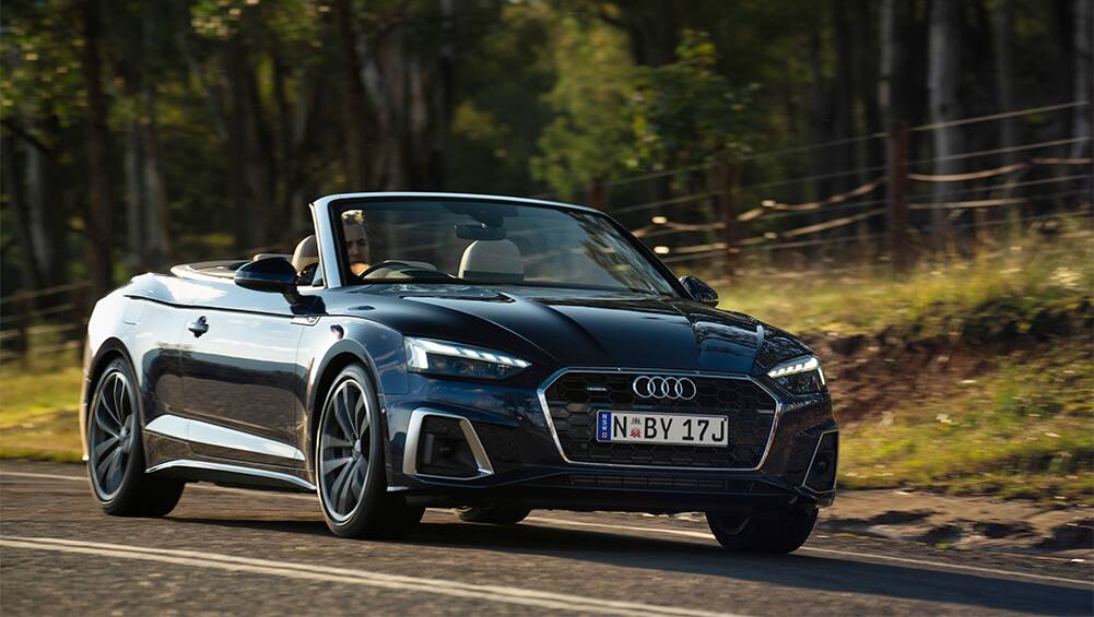 Audi A5 Cabriolet 45 TFSI quattro S line 2021 review snapshot CarsGuide